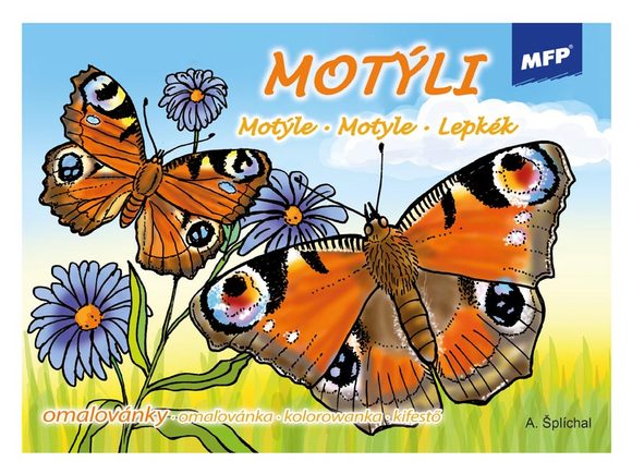 omalovánky Motýli
