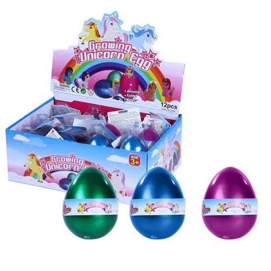 Jednorožec maxi rostoucí ve vejci