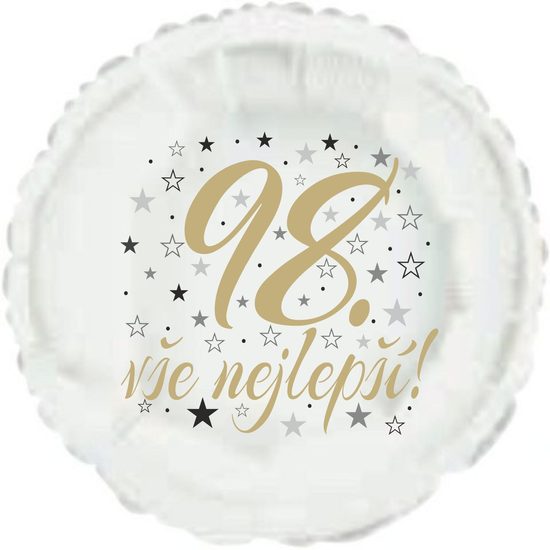 98. narozeniny balónek kruh