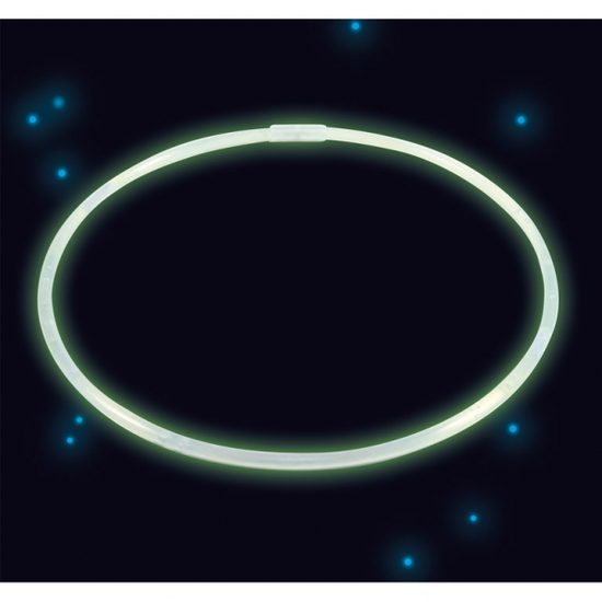 Svítící náhrdelník zelený 56 cm