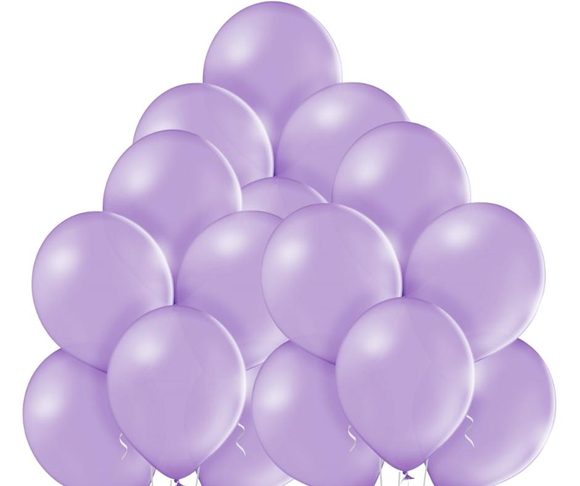 Balónky levandulové 009 - 50 kusů