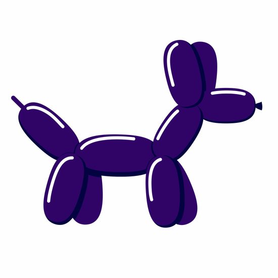 Tvarovací balónek fialový