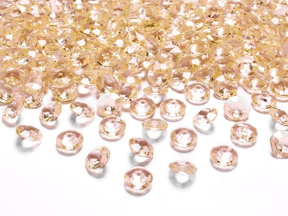 Diamanty zlaté 1,2cm 100ks