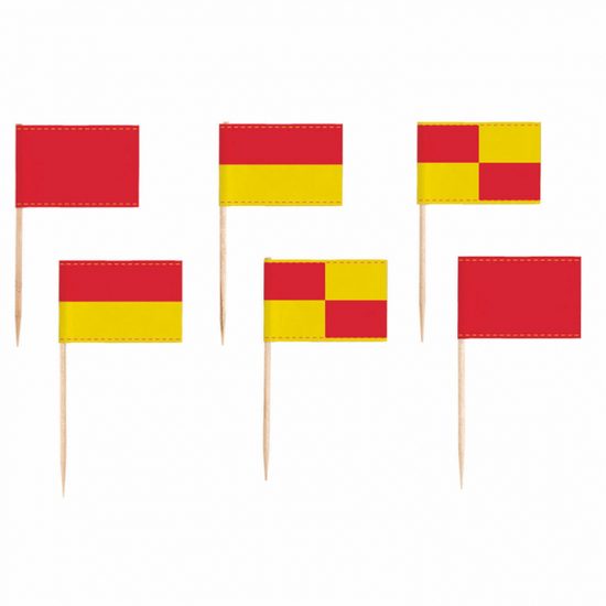 Fotbal vlaječky napichovátka 24 ks