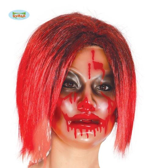 Maska plast průhledná horror - žena