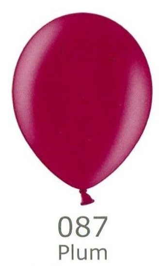 Balónek bordó metalický 087