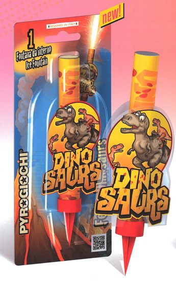 Dortová fontána dinosaurus