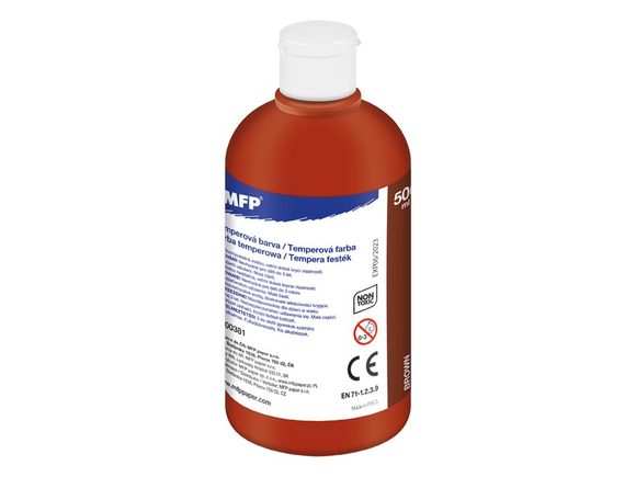 temperové barvy 500ml hnědá 6300381