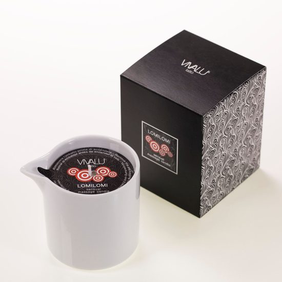 Vivalu masážní svíčka na bázi bambuckého a kokosového oleje 150 ml