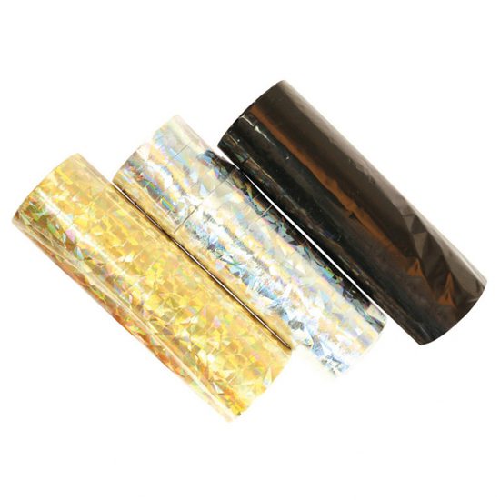 Serpentýny holografické mix 3 ks