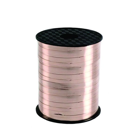 Stuha růžovo-zlatá 230 m x 5 mm