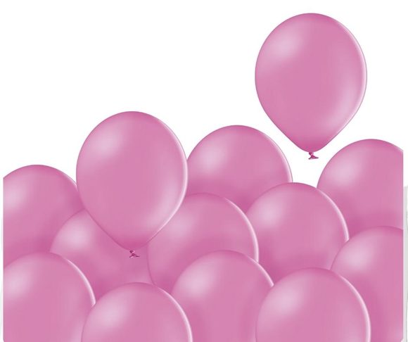 Balónky růžové cyklamen 437 - 100 kusů