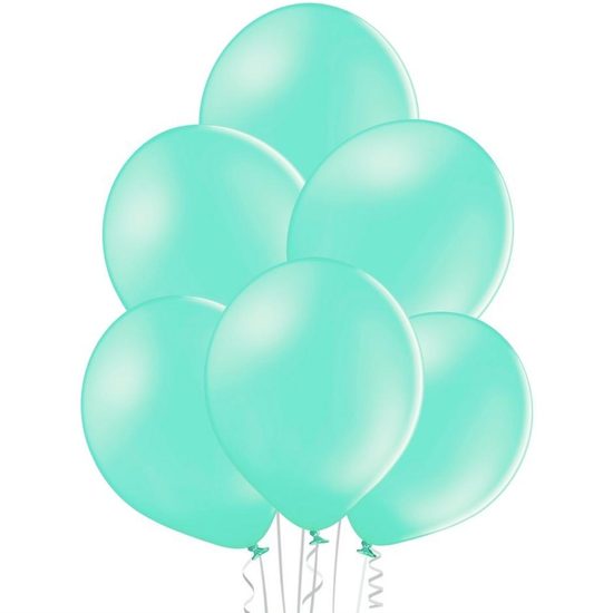 Balónky zelené mint 446 - 10 kusů
