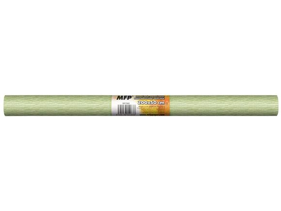 krepový papír role 50x200cm perleťový zelený 5811363