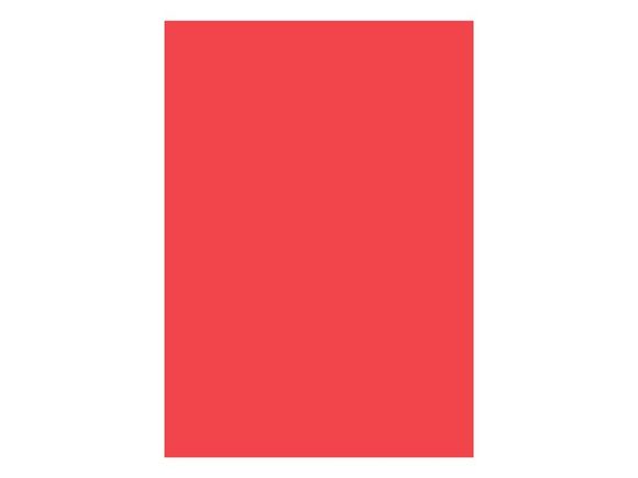 Barevný papír A3/100listů/80g, červený, EKO