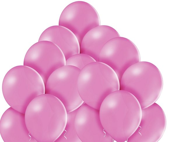 Balónky růžové cyklamen 437 - 50 kusů