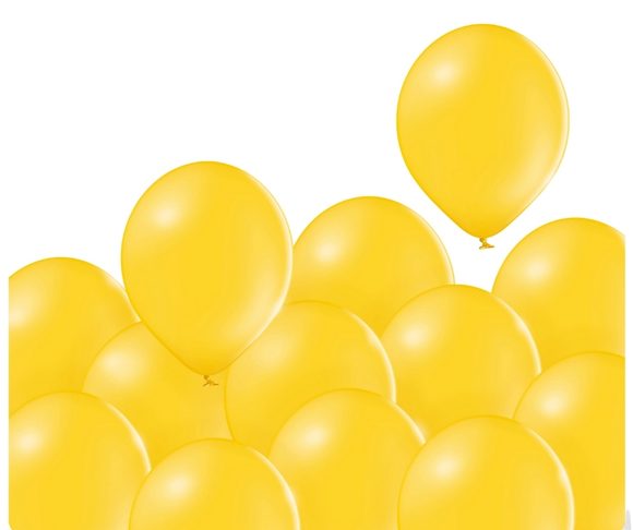 Balónky tmavě žluté 117 - 100 kusů