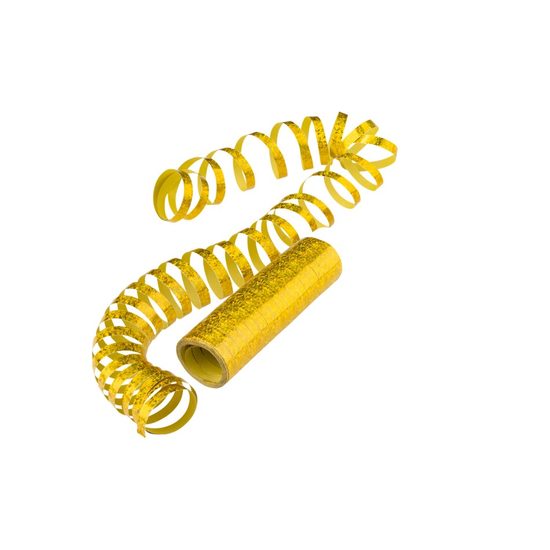 Serpentýny zlaté holografické 4m