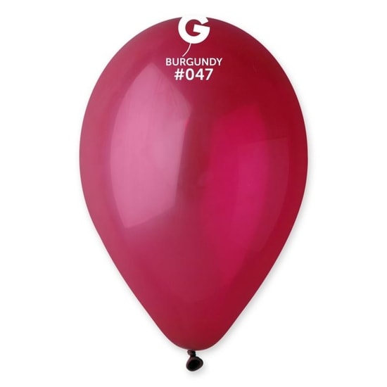 Balonky 100 ks bordeaux 26 cm pastelové