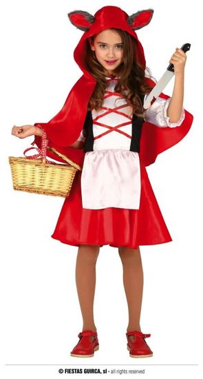 Dětský kostým - Červená Karkulka - Halloween ( 10 -12 let )