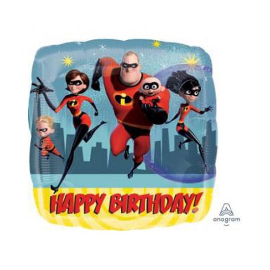 Úžasňákovi 2 šťastné narozeniny balónek foliový 43 cm