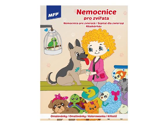 omalovánky A4 Nemocnice pro zvářátka 210x276mm/32 5301130