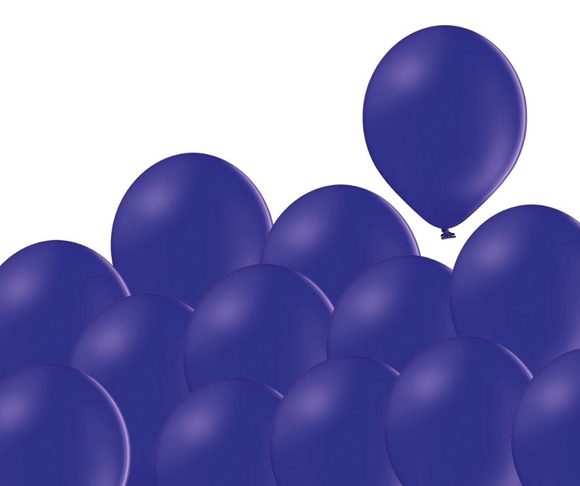 Balónky švestkově modré 105 - 100 kusů