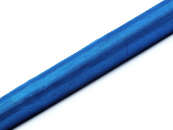 Organza modrá 36 cm x 9 m