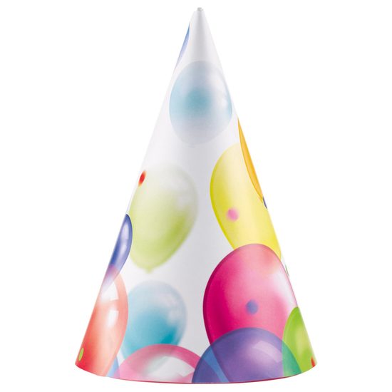Čepičky balónky 8 ks