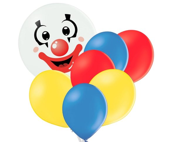 Klaun set balónků 7 ks