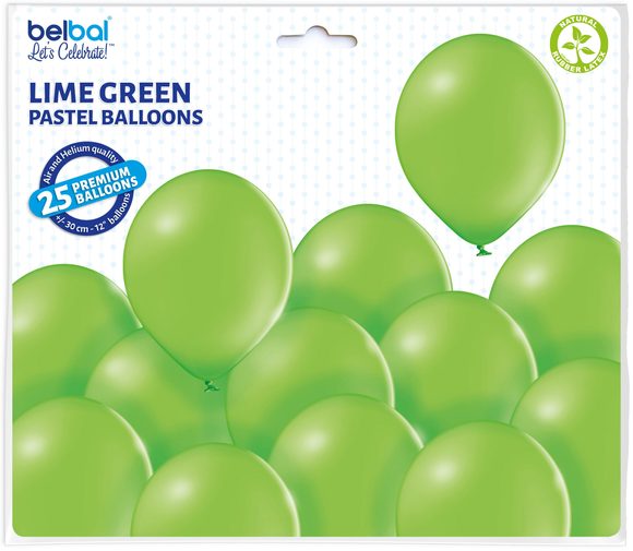 Balónky limetkově zelené 014 - 100 kusů