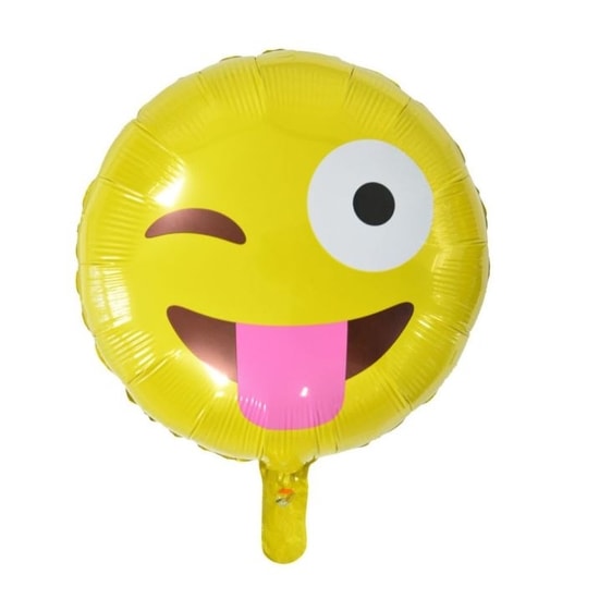 Balón foliový Smajlík Wink 45 cm