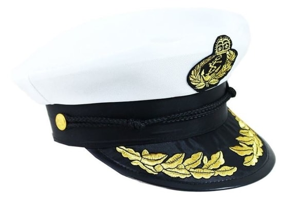 Čepice námořník kapitán dětská