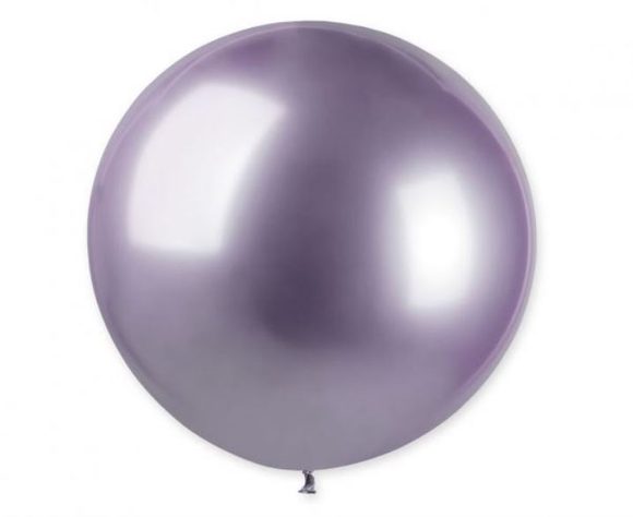 Balónek chromovaný 80 cm - lesklý fialový 1ks