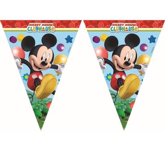 Banner - girlanda Mickey vlajky