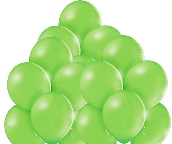 Balónky limetkově zelené 014 - 50 kusů
