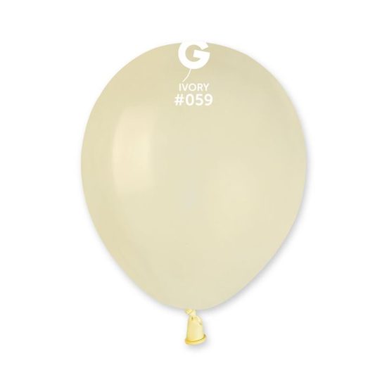 Balónek latexový MINI - 13 cm – Slonová kost 1 KS