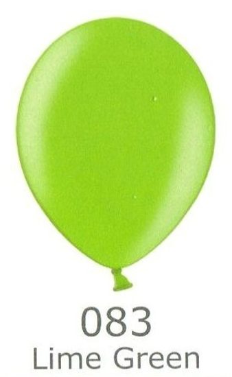 Balónek světle zelený metalický 083