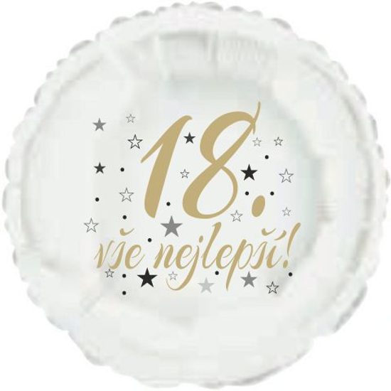 18. narozeniny balónek kruh
