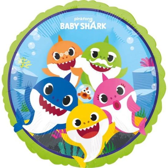 Foliový balón - Baby Shark - žraločci - 43 cm