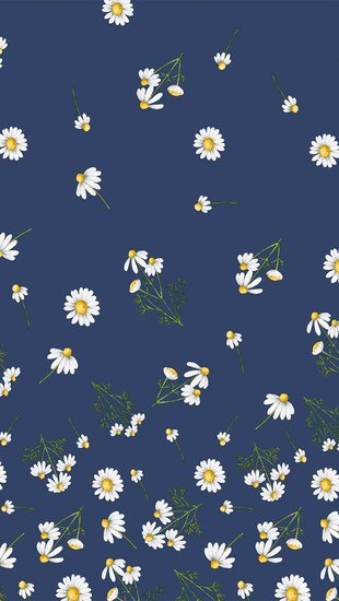 Ubrus Pretty Daisy Blue cel® 138 cm x 220 cm