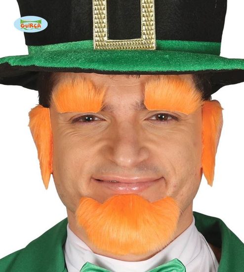 Oranžová bradka, kotlety a obočí St.Patrick