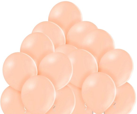 Balónky světle broskvové 453 - 50 kusů