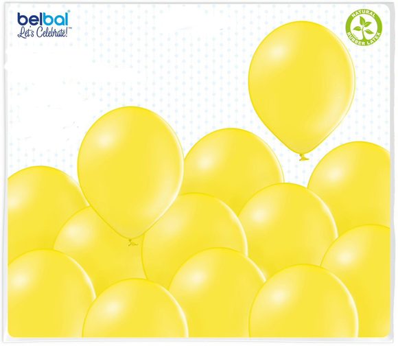 Balónky žluté 006 - 100 kusů