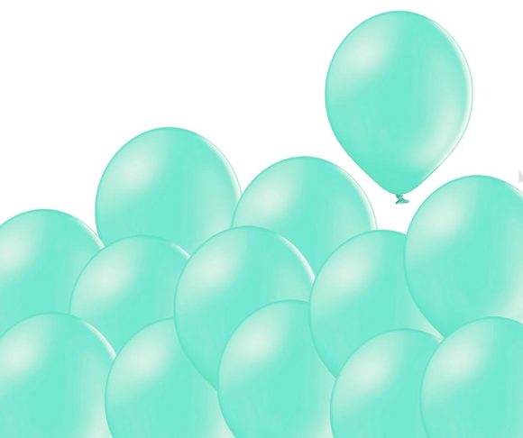 Balónky zelené mint 446 - 100 kusů