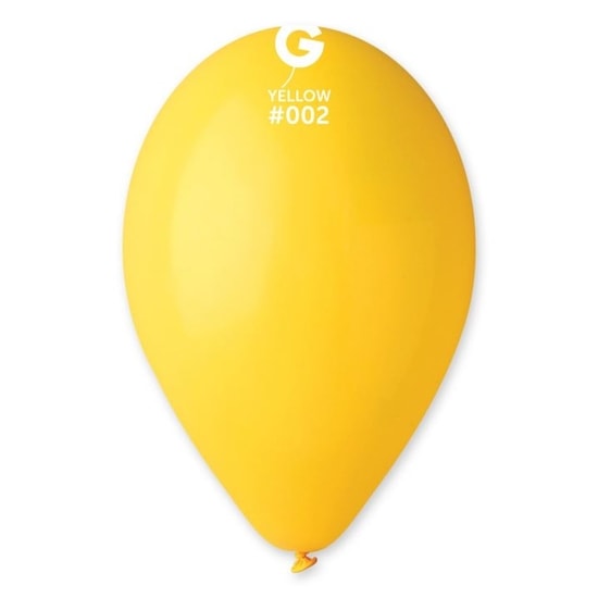 Balonky 100 ks žluté 26 cm pastelové