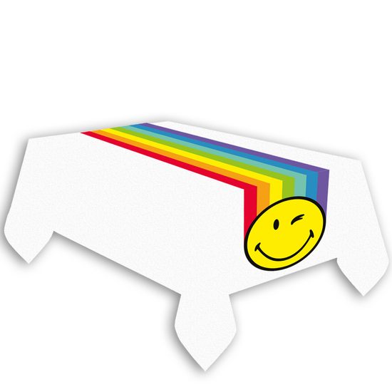 Smiley World dekorace na stůl papírová 40 cm x 180 cm