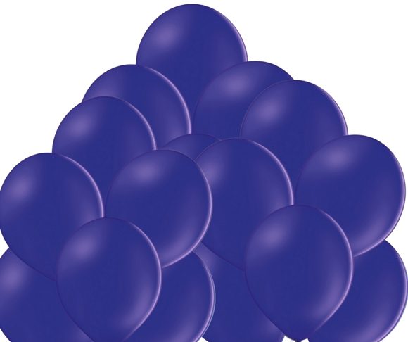 Balónky švestkově modré 105 - 50 kusů