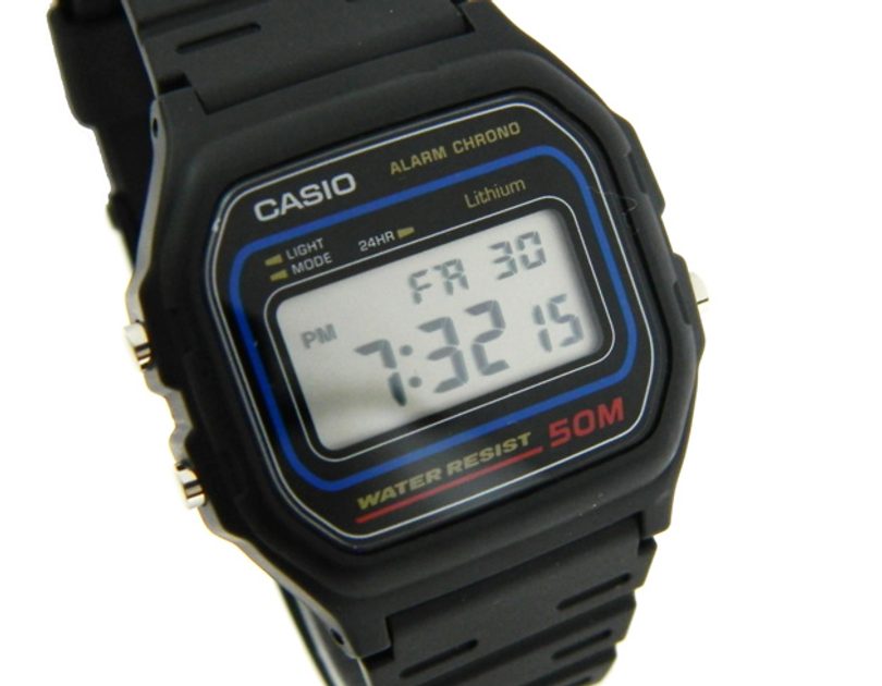 how to change 24 hour time on casio vintage