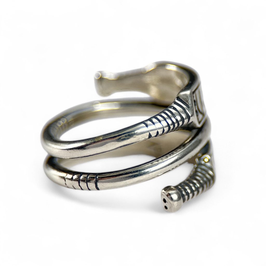 DIVINITY - Viking silver rune ring, Ag 925 Wulflund